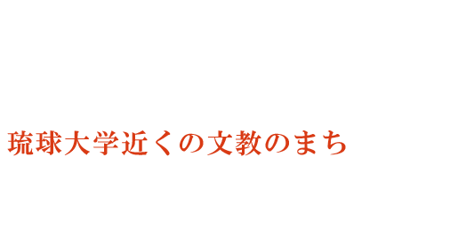 西海岸に沈む夕日を独り占めできるプライベートな空間 琉球大学近くの文教のまち・好立地な周辺環境